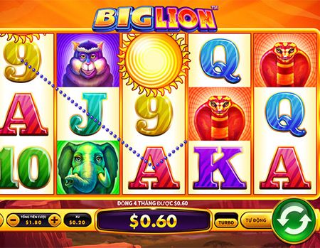 Tìm hiểu luật cược slot Big Lion tại nhà cái chi tiết
